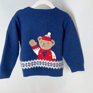 Wool Bear cardigan sweater Kids Boy Girl-100